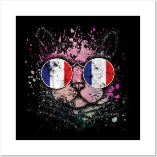 Cat France Posters and Art